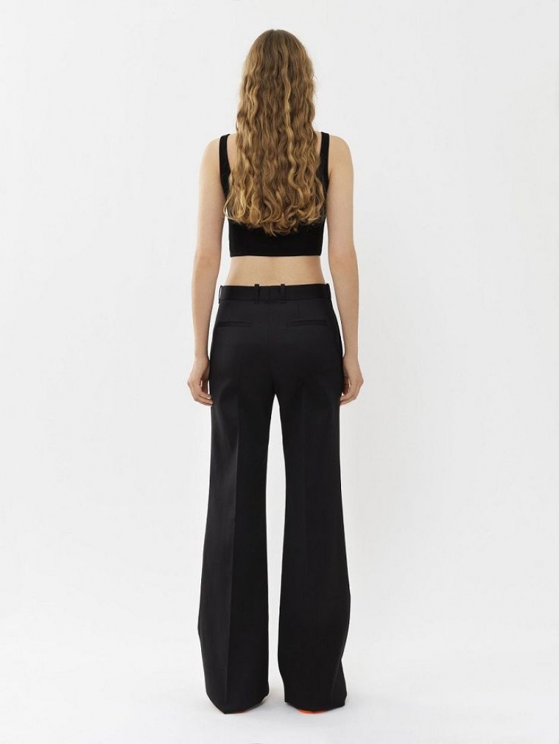 Pantalon Chloe Flared Negras | CHE-SR13973