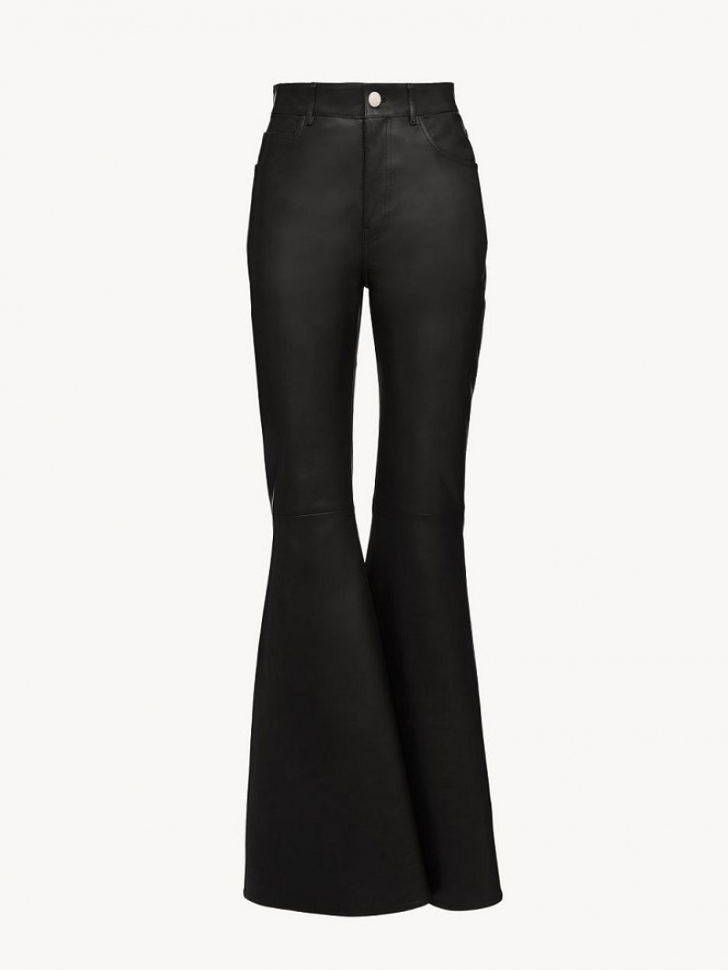 Pantalon Chloe Flared Negras | CHE-SR13992