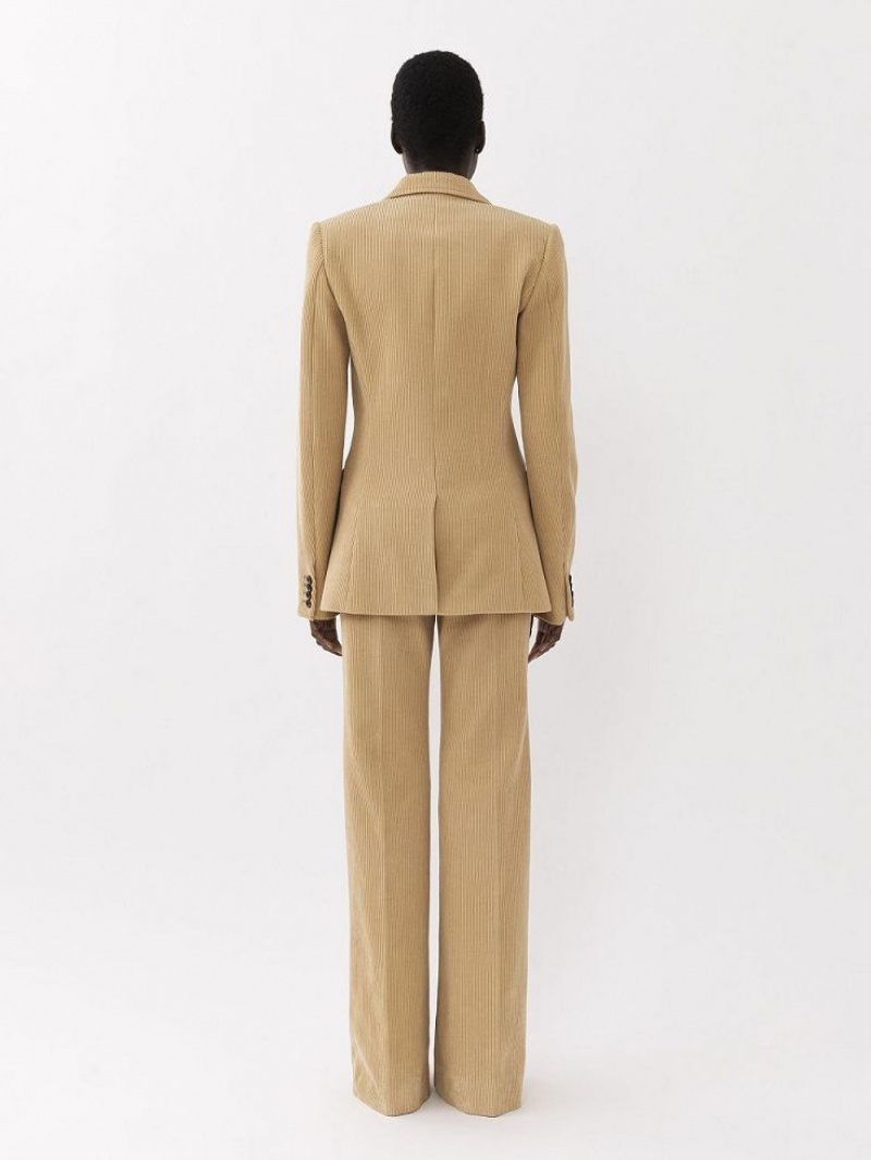 Pantalon Chloe Tailored Beige | CHE-SR14014