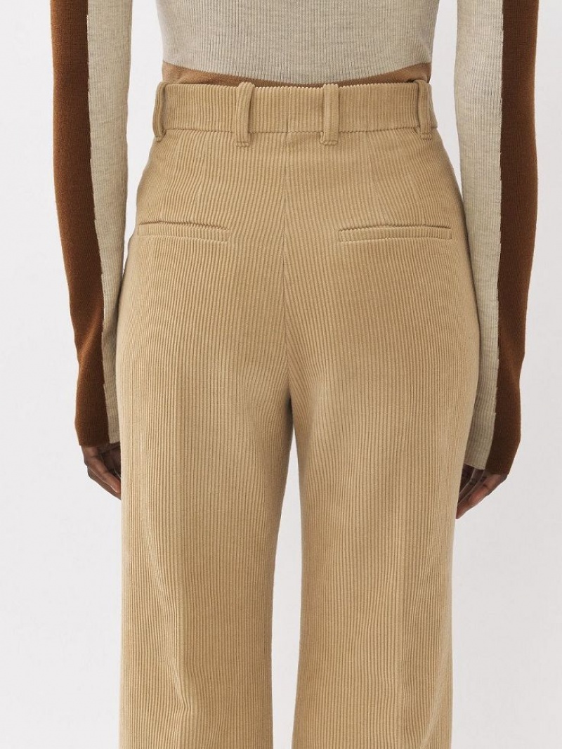 Pantalon Chloe Tailored Beige | CHE-SR14014