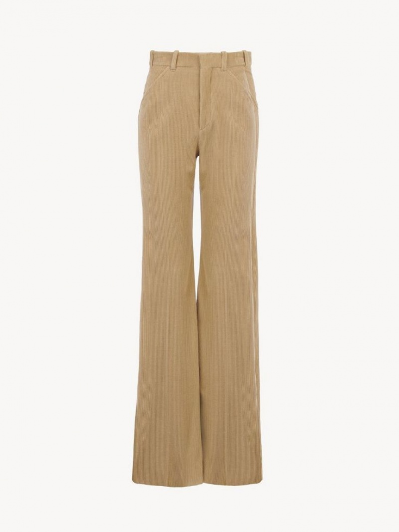 Pantalon Chloe Tailored Beige | CHE-SR14014