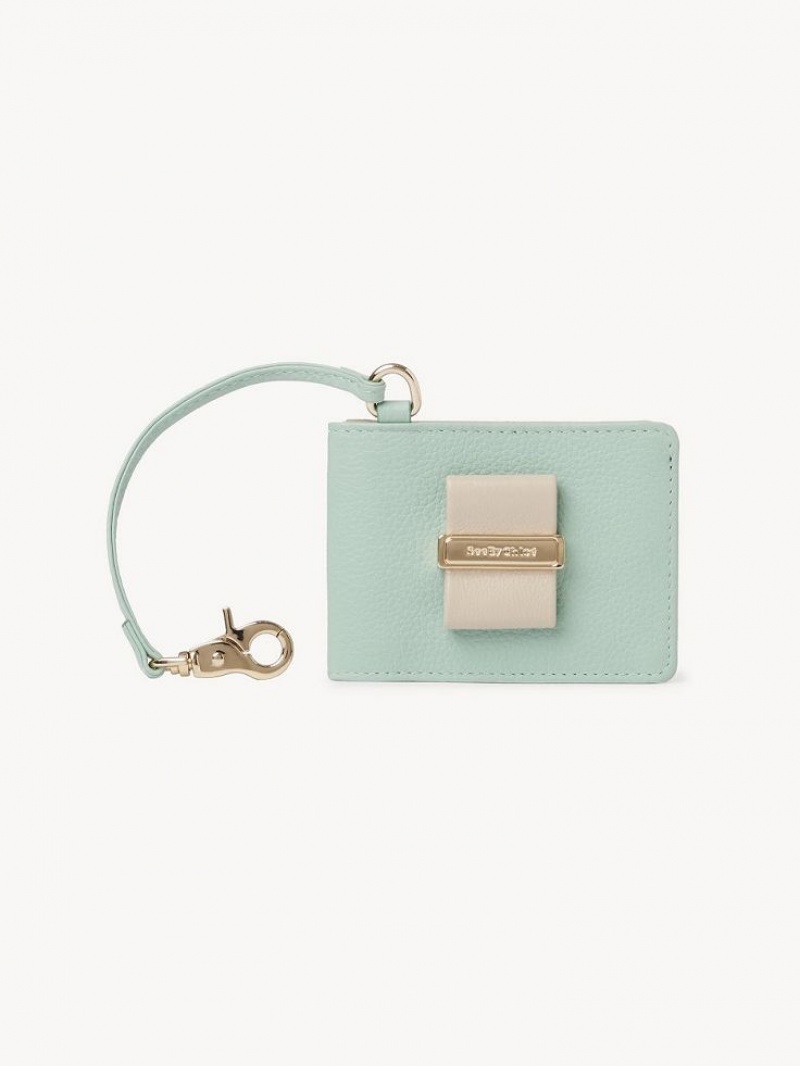 Porta Tarjeta Chloe Rosita Verde Menta | CHE-SR14928