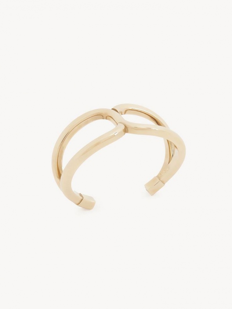 Pulseras Chloe Marcie Cuff Doradas | CHE-SR14464