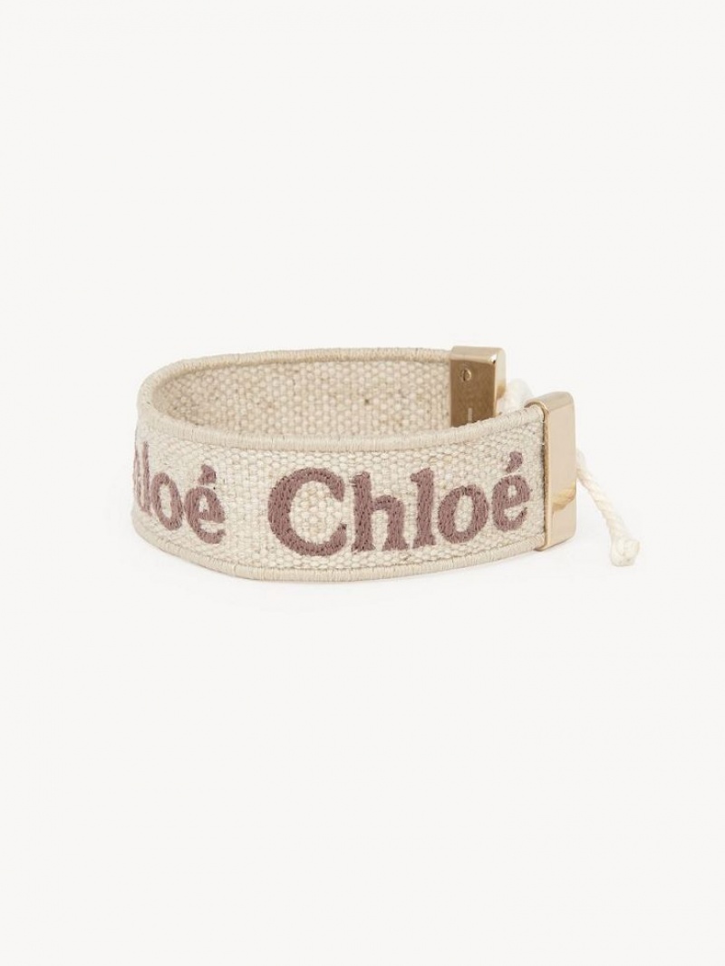 Pulseras Chloe Woody Beige Marrones | CHE-SR14446