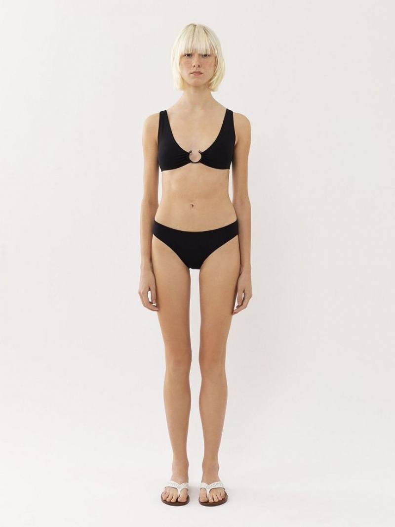 Ropa De Playa Chloe X Eres Paraguay Bikini Bottom Negras | CHE-SR14131