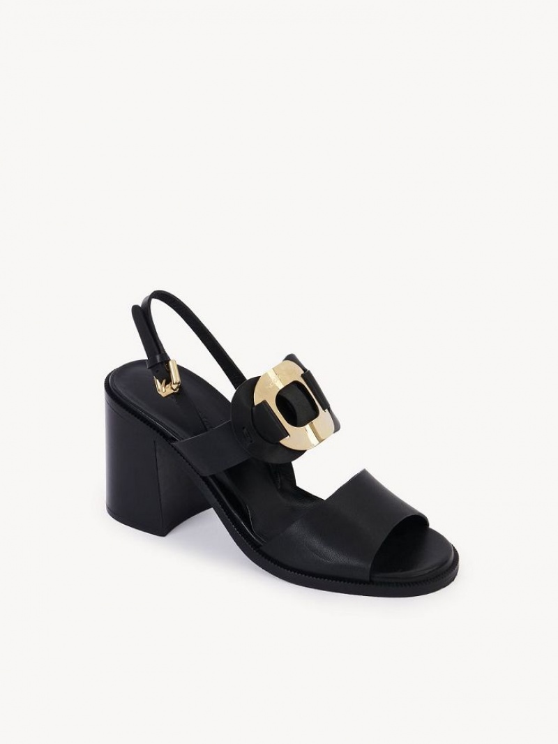 Sandalias Chloe Chany High-heel Negras | CHE-SR14834