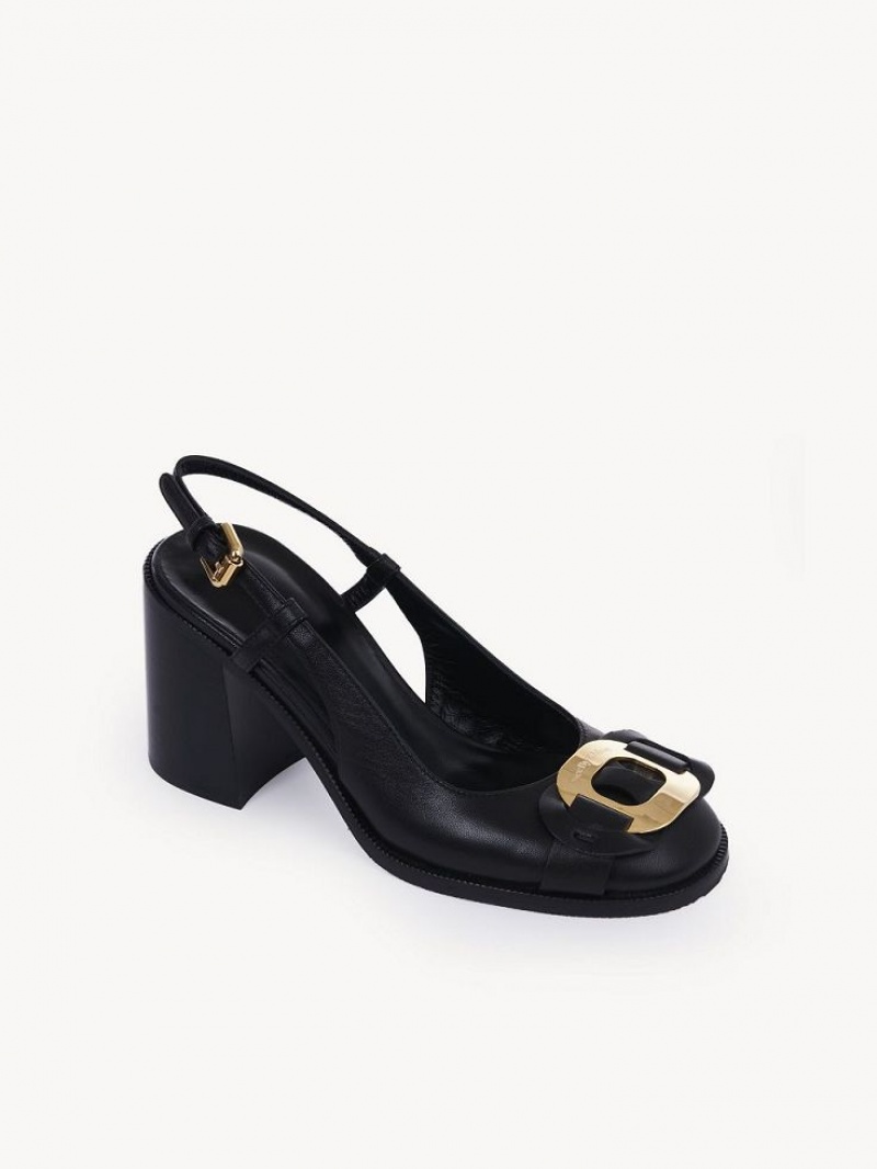 Sandalias Chloe Chany Negras | CHE-SR14799