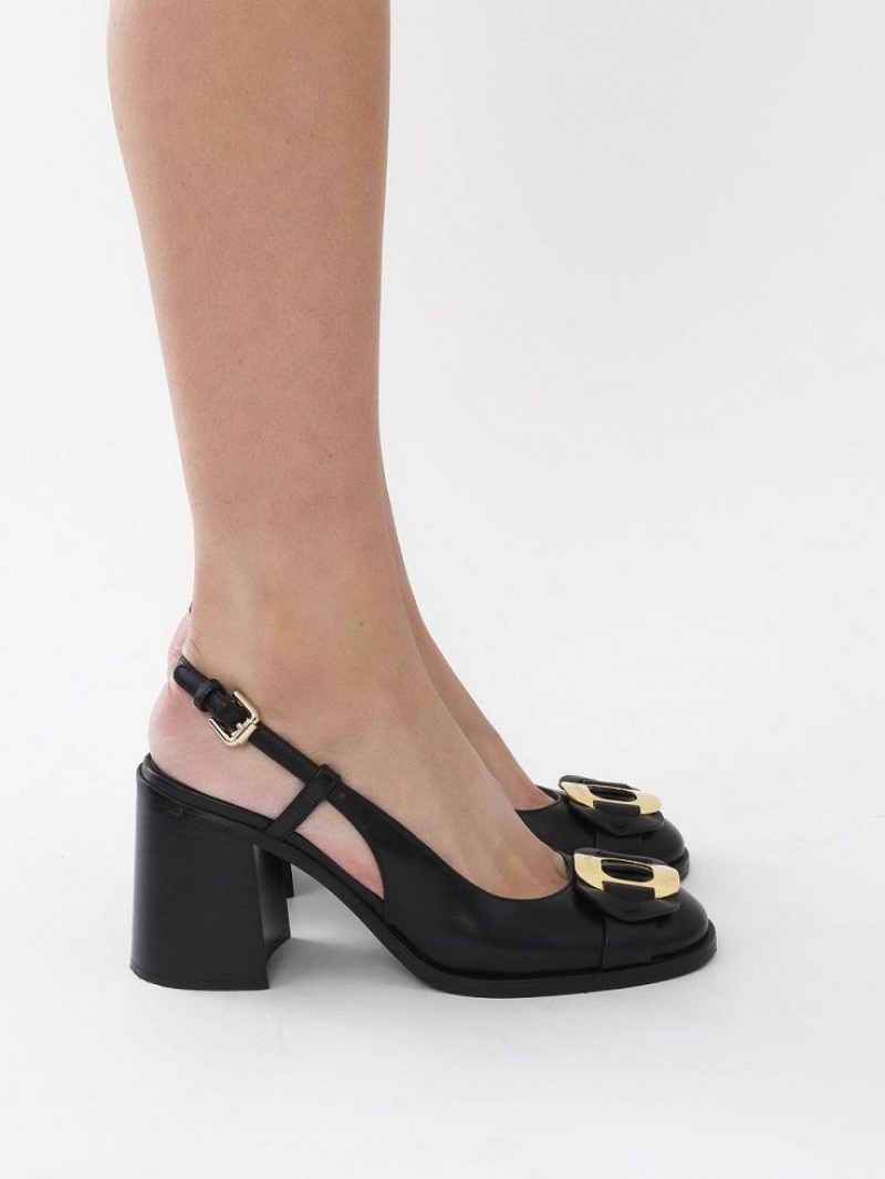 Sandalias Chloe Chany Negras | CHE-SR14799