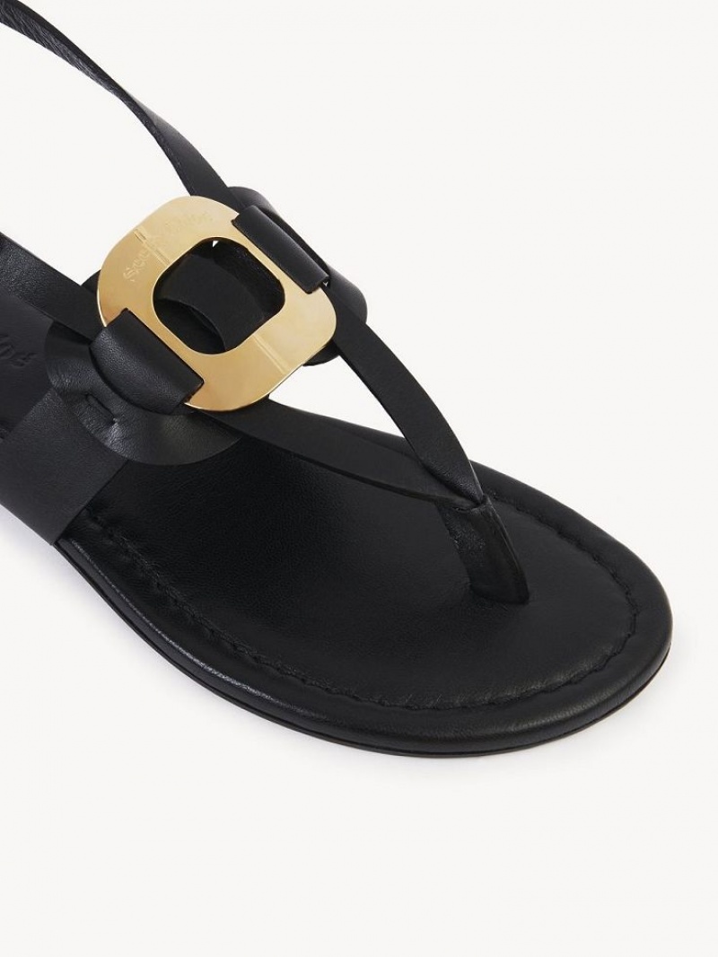 Sandalias Chloe Chany Negras | CHE-SR14844