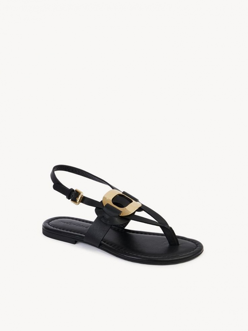 Sandalias Chloe Chany Negras | CHE-SR14844