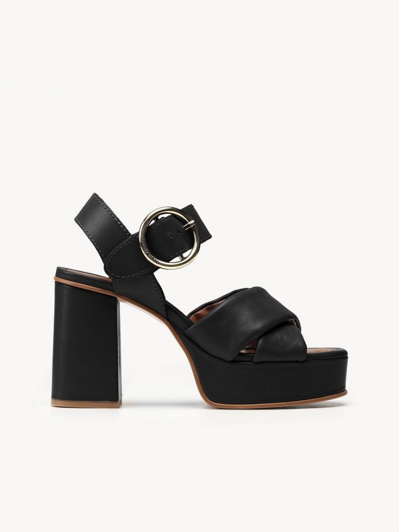 Sandalias Chloe Lyna High-heel Negras | CHE-SR14812