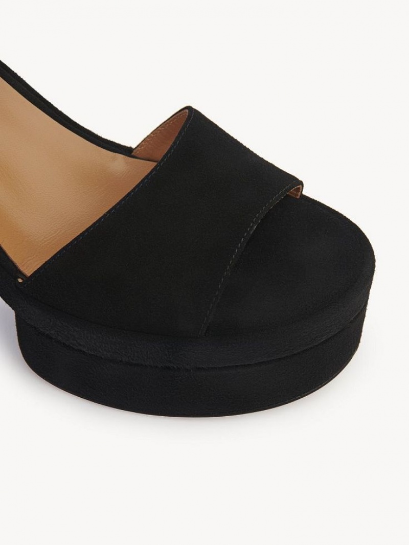 Sandalias Chloe Odina High-heel Negras | CHE-SR14173