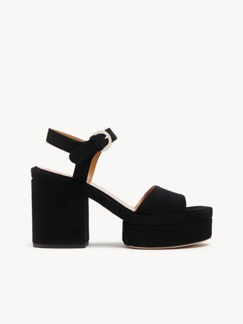 Sandalias Chloe Odina High-heel Negras | CHE-SR14173