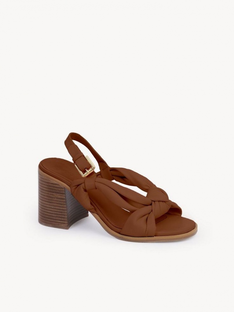 Sandalias Chloe Spencer Marrones | CHE-SR14822