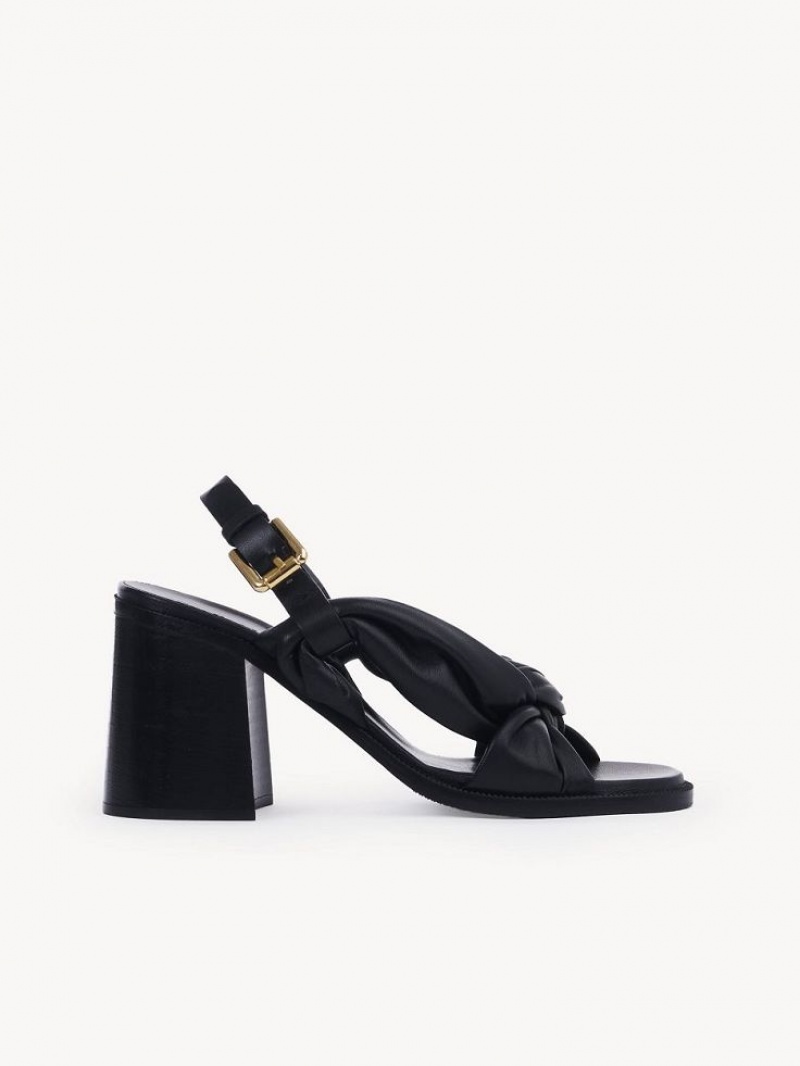 Sandalias Chloe Spender Negras | CHE-SR14821