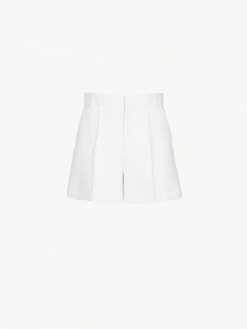 Short Chloe Tailored Blancas | CHE-SR14009