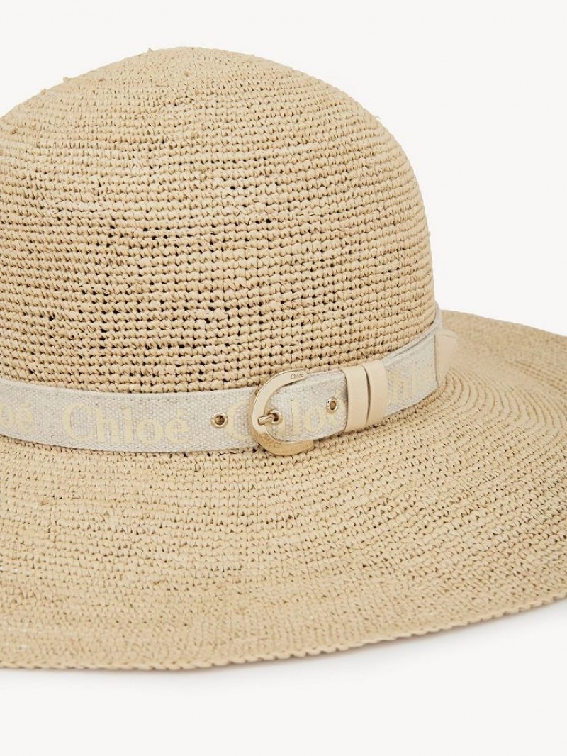 Sombreros Chloe X Borsalino Woody Beige | CHE-SR14496