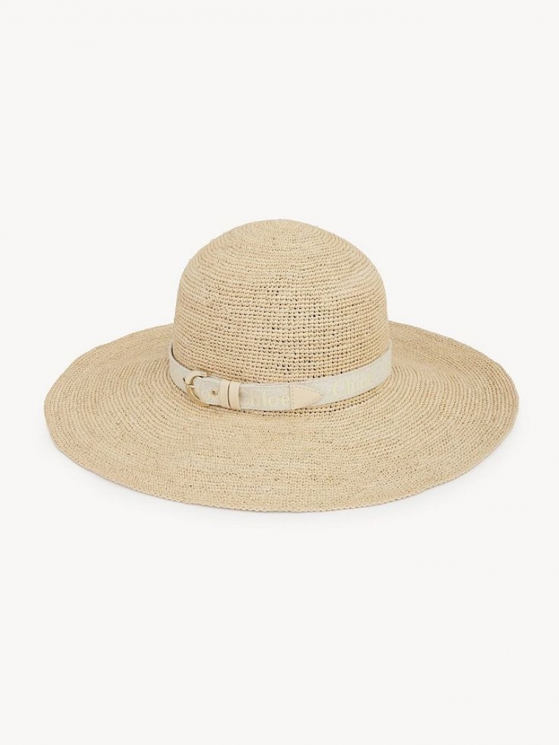 Sombreros Chloe X Borsalino Woody Beige | CHE-SR14496