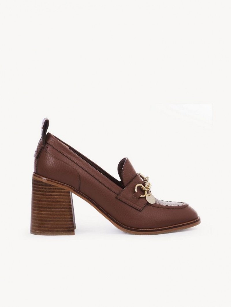 Zapatos Planos Chloe Aryel Penny Marrones | CHE-SR14796